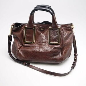 Chloe Bag Ethel Leather Mocha Black